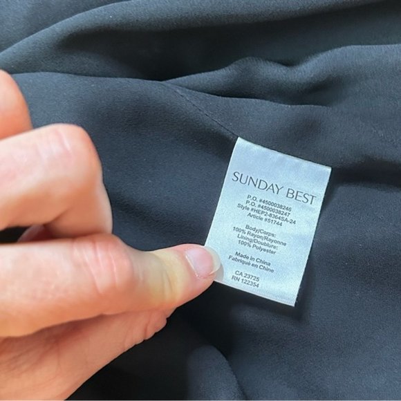 Aritzia Talula Grey Jersey Midi Slit Skirt - Picture 7 of 8